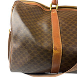 Celine Vintage Macadam Print Boston Bag