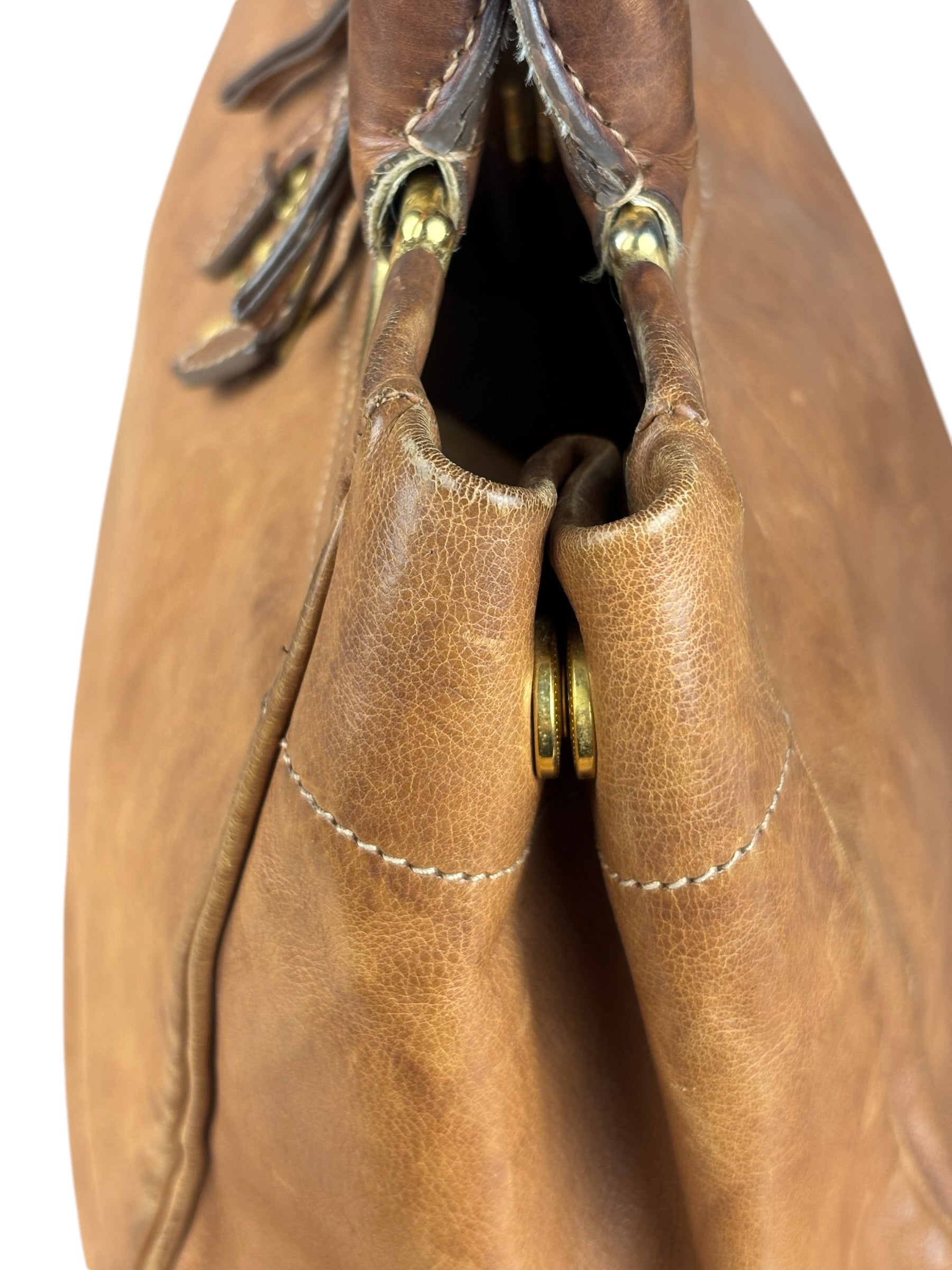 Prada Brown Leather 2Way Bag