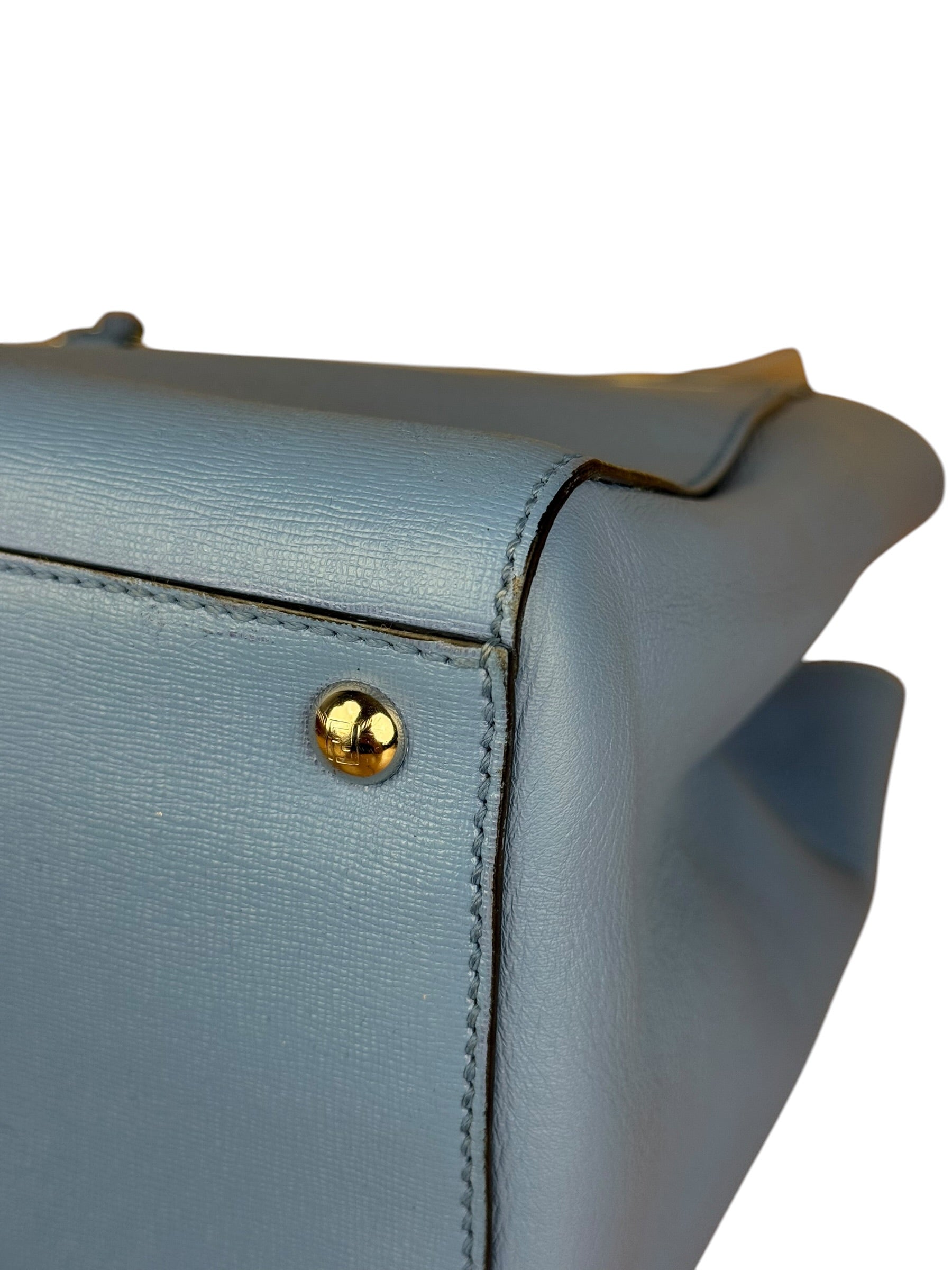 Fendi Cerulean Blue 3-Jours Silhouette Hand Bag