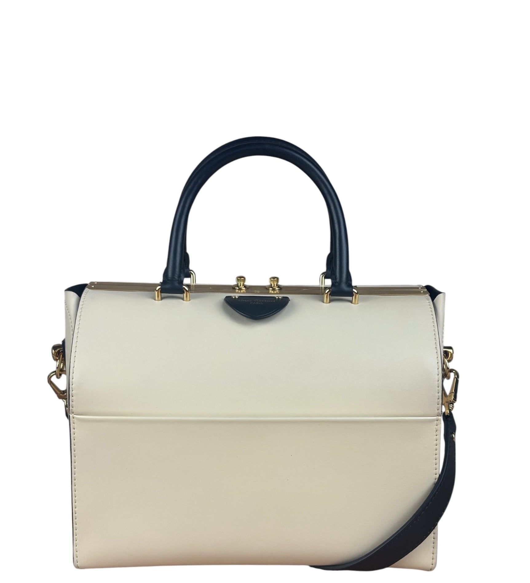 Louis Vuitton Ivory Cuir Orfevre leather Speedy Doctor 25