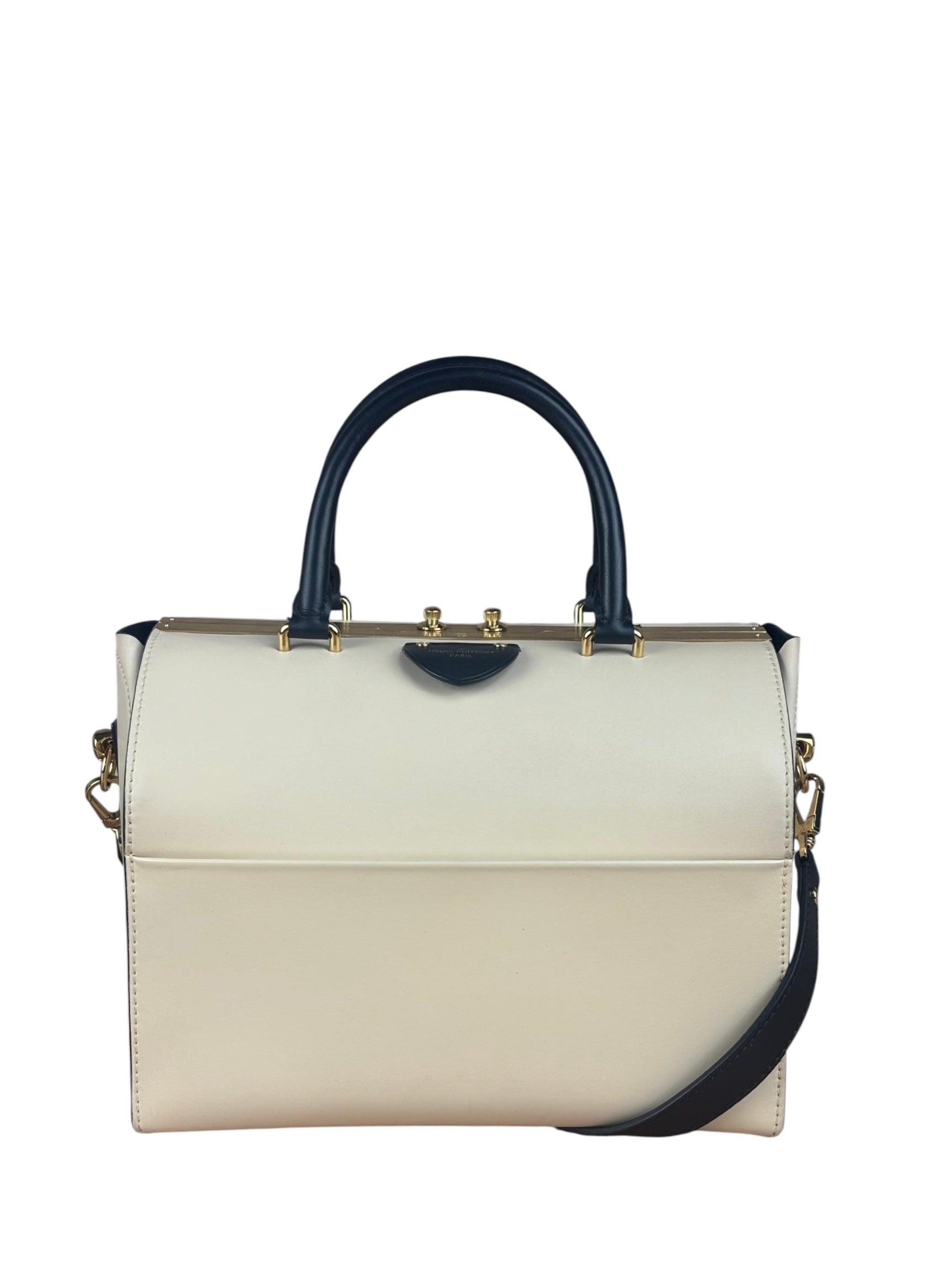 Louis Vuitton Ivory Cuir Orfevre leather Speedy Doctor 25