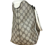 Gucci GG Joy Coated Canvas Tote Bag White/Beige