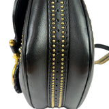 Gucci Black Leather Snaffle Bit Shoulder Bag