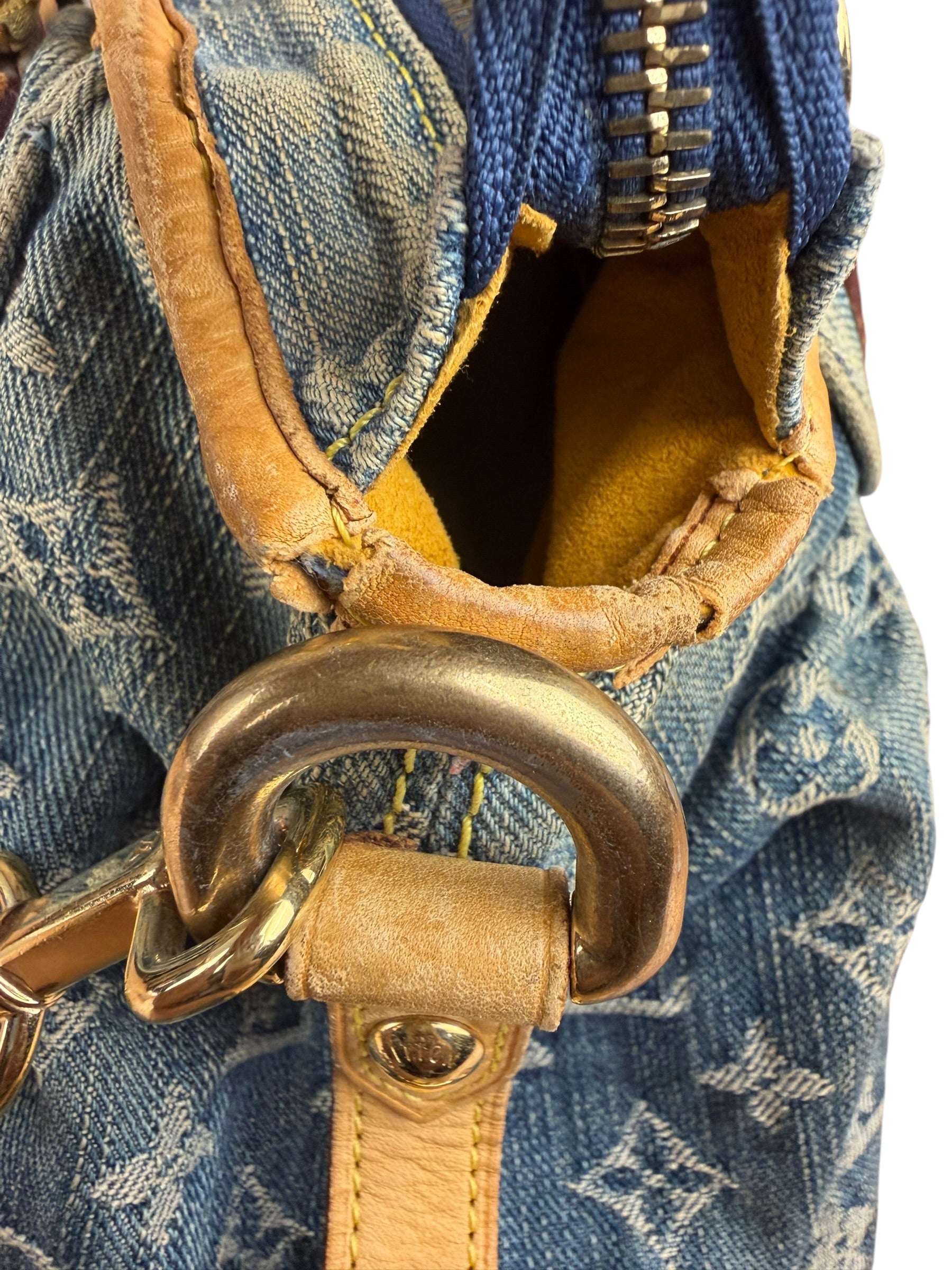 Louis Vuitton Blue Denim Monogram Neo Cabby Two-Way Bag MM