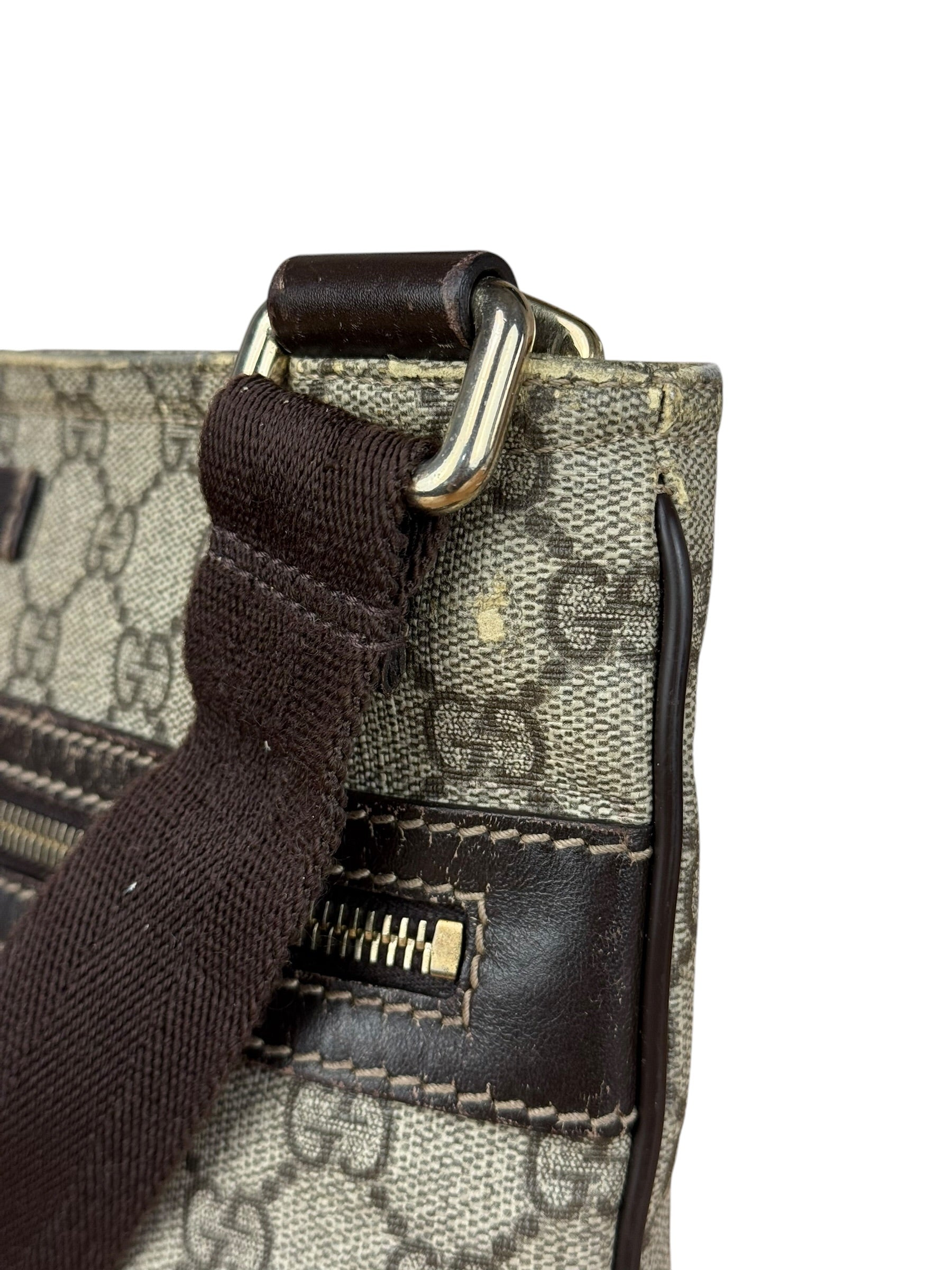 Gucci GG Coated Canvas Web Crossbody Bag