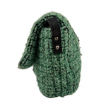 Chanel Green Tweed Easy Reissue Flap Bag 2009