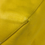 Celine Yellow/Black Leather Horizontal Cabas Tote