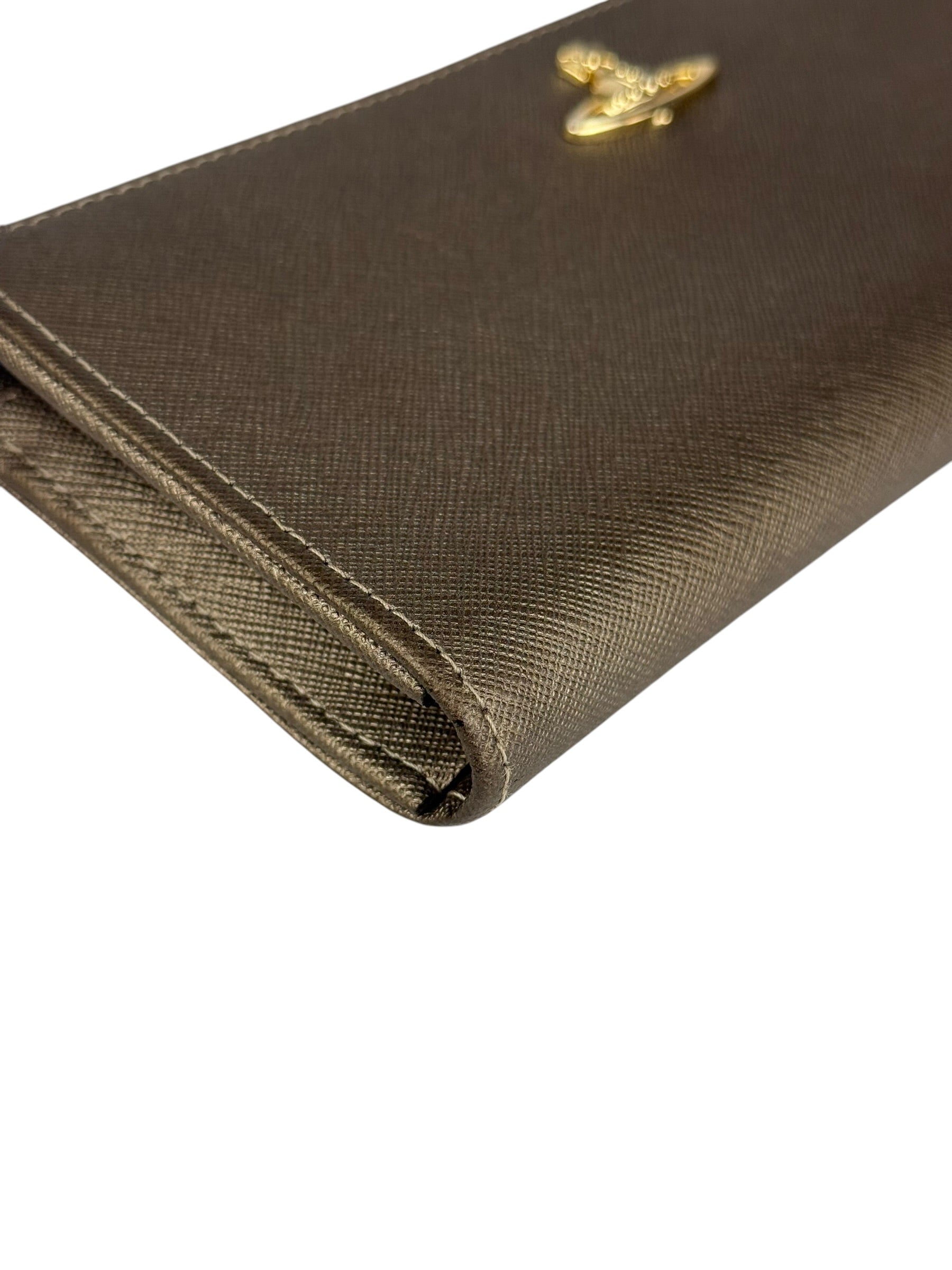 Vivienne Westwood Brown Leather Orb Zip Long Wallet