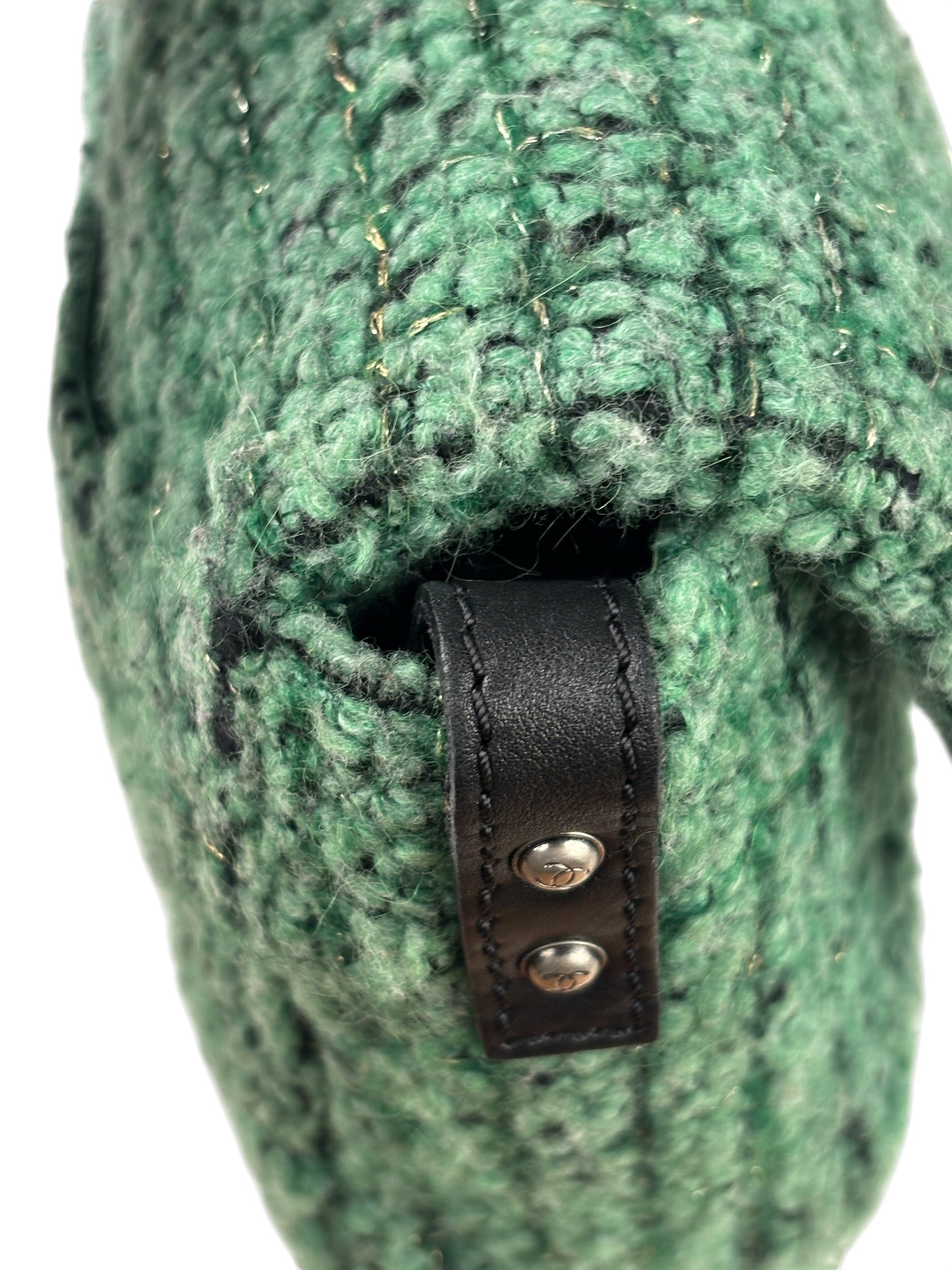 Chanel Green Tweed Easy Reissue Flap Bag 2009