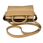 Givenchy Nude Brown Leather Mini Two-Way Handbag
