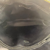 Chanel Vintage Black Quilted Leather Shoulder Bag 1987