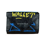 Balenciaga Grafitti Trifold Wallet