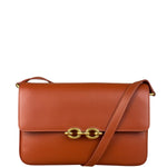 Saint Laurent Burnt Orange Le Maillon Shoulder Bag