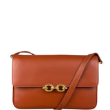Saint Laurent Burnt Orange Le Maillon Shoulder Bag