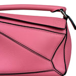 Loewe Pink Leather Mini Puzzle 2Way Bag