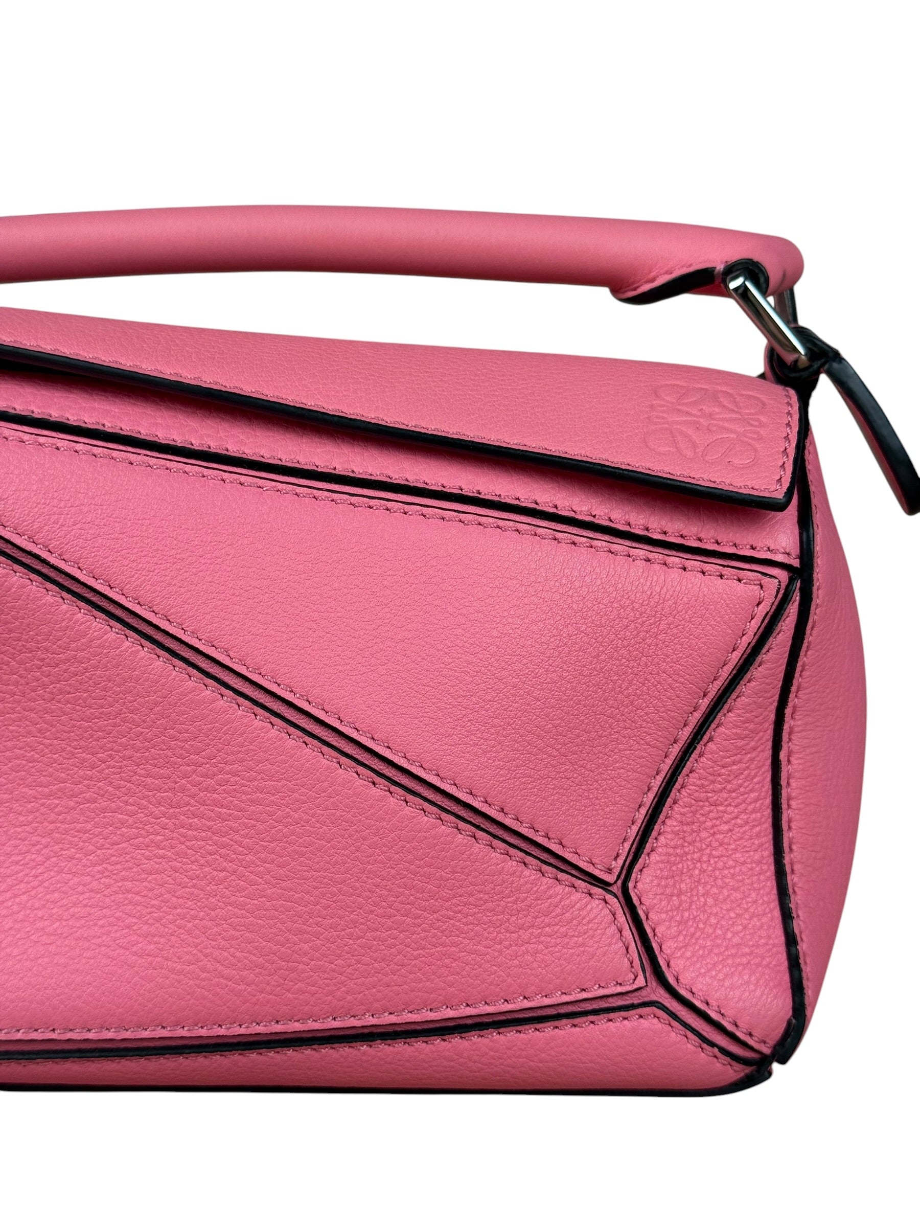 Loewe Pink Leather Mini Puzzle 2Way Bag