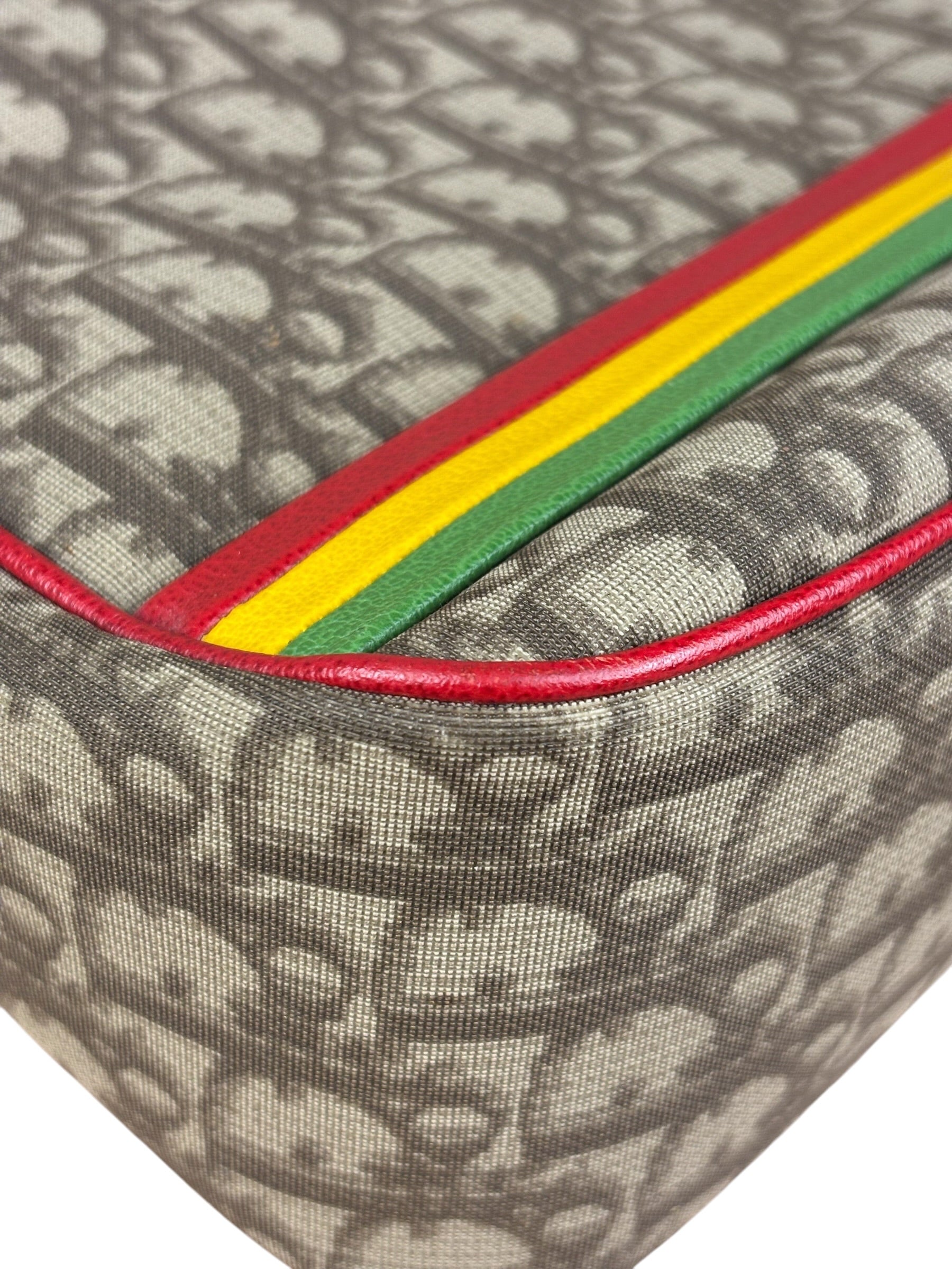 Christian Dior Vintage Rasta Trotter Crossbody Bag