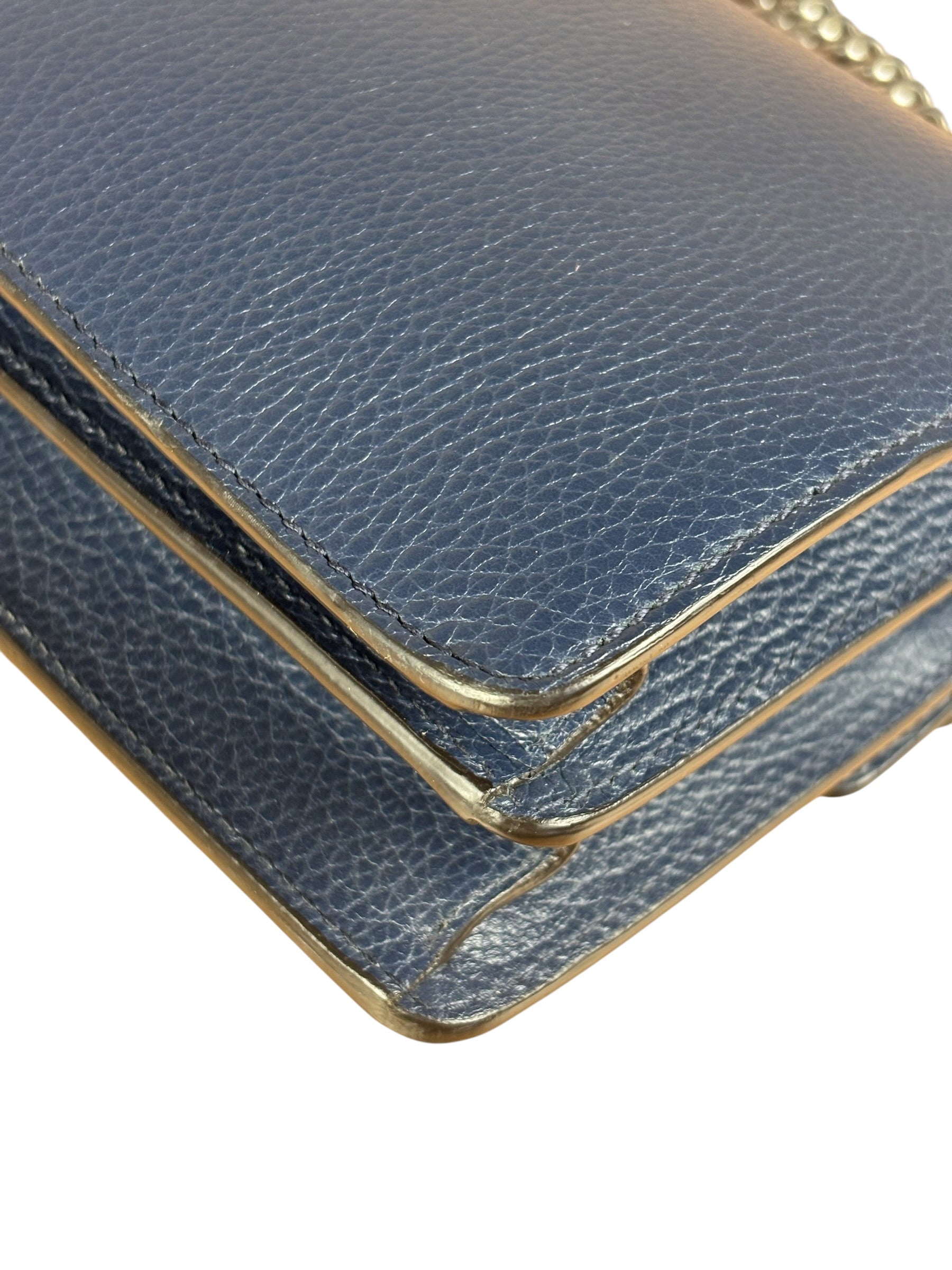 Gucci Navy Blue Dionysus Shoulder Bag