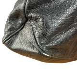 Balenciaga Vintage Black Leather Classic Square Zip Shoulder Tote Bag