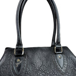 Fendi Black Leather Etniko Du Jour Shoulder Bag