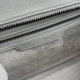 Celine Grey Pebbled Leather Luggage Micro Tote