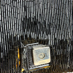 Fendi Beaded Baguette Black