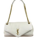 YSL Calypso Crema Soft Flap Bag
