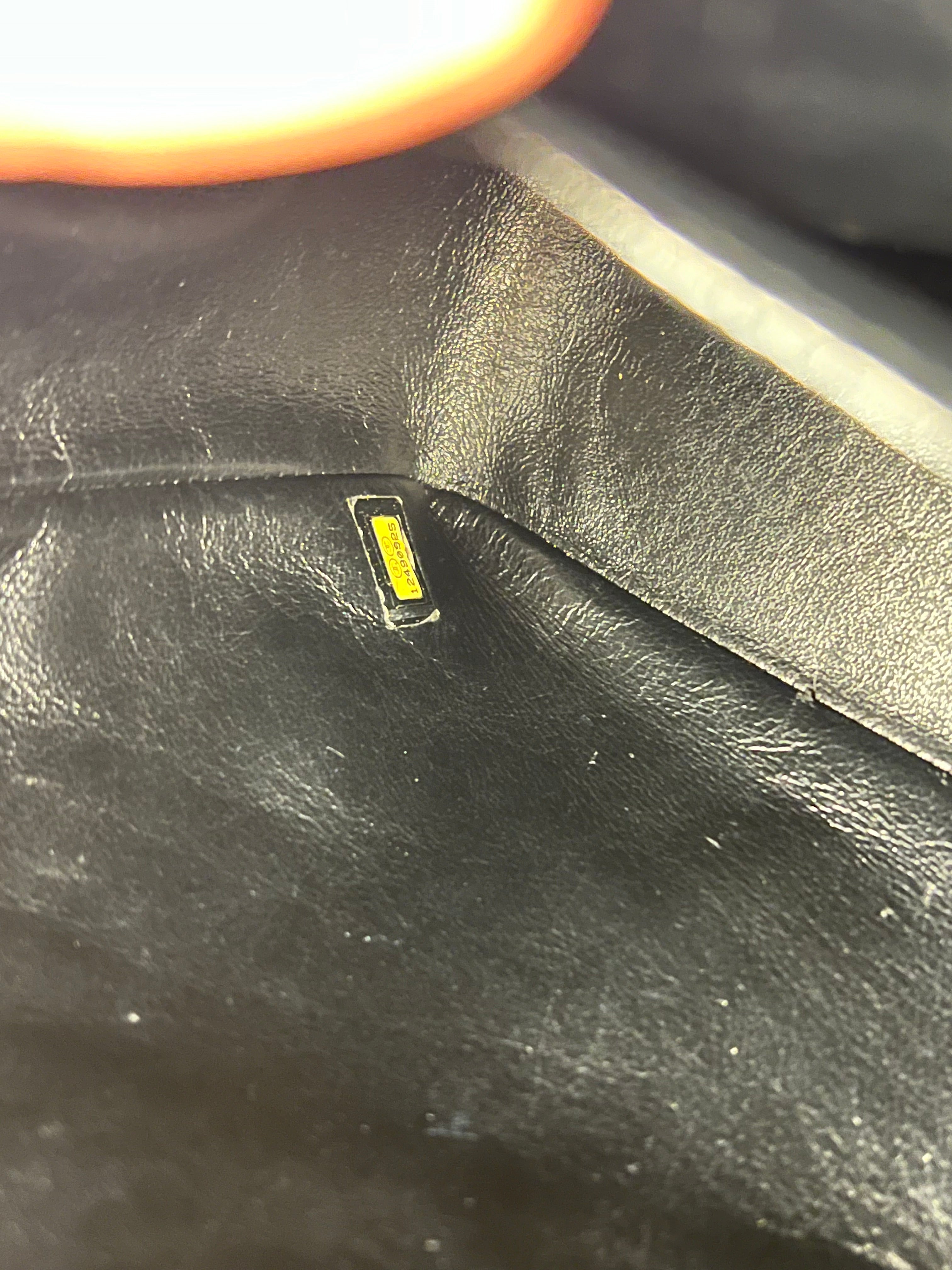 Chanel Black Caviar Leather Single Flap Bag '04