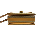 Celine Vintage Macadam Coated Canvas Crossbody Bag