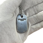 Tiffany & Co. Sterling Silver Dog Tag Pendant Neckless