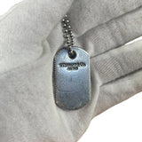 Tiffany & Co. Sterling Silver Dog Tag Pendant Neckless
