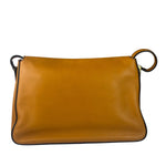 Fendi Brown Leather Mamma Foreever Flap Baguette