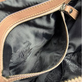 Burberry Purple Leather Ruffled Lowery Bag