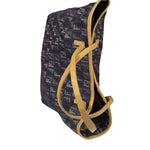 Fendi Purple Denim Roll Zucchino Tote