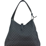 Gucci Trim Leather GG Monogram Jackie Hobo Shoulder Bag
