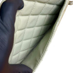 Chanel Light Sage Green Medium Classic Flap Shoulder Bag 2008