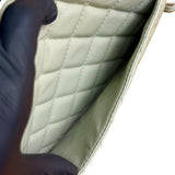 Chanel Light Sage Green Medium Classic Flap Shoulder Bag 2008