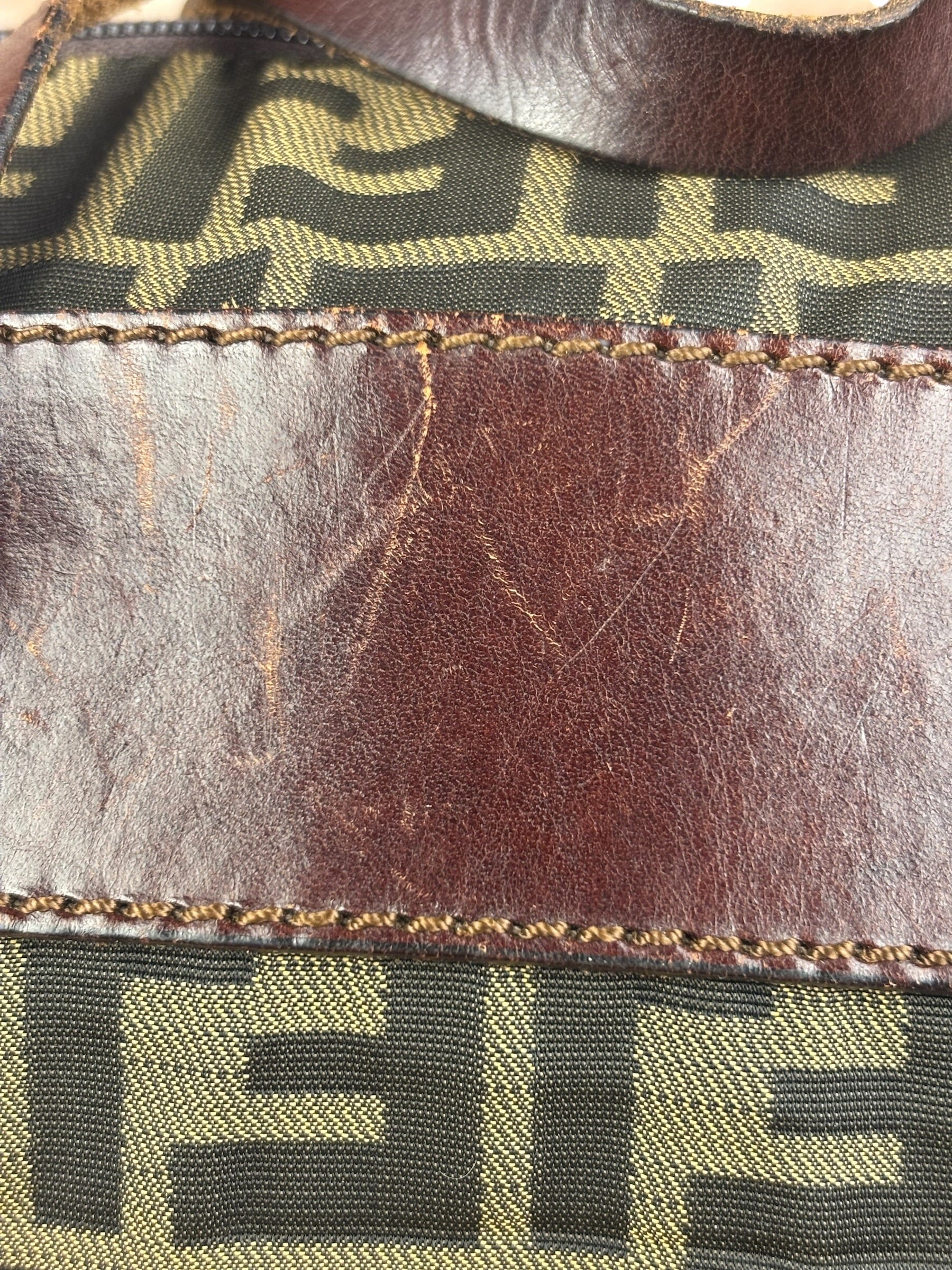 Fendi Zucca Foldable Canvas Tote Bag