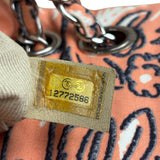 Chanel Pink Paisley Bandana Print Flap Bag