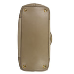 Prada Beige Saffiano Leather Galleria Large Shoulder Bag