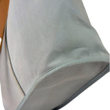 Hermes Light Blue Canvas Leather Trim Cabag Elan Tote