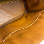 Hermes Birkin 35 Ostrich Leather Handbag Gold Hardware