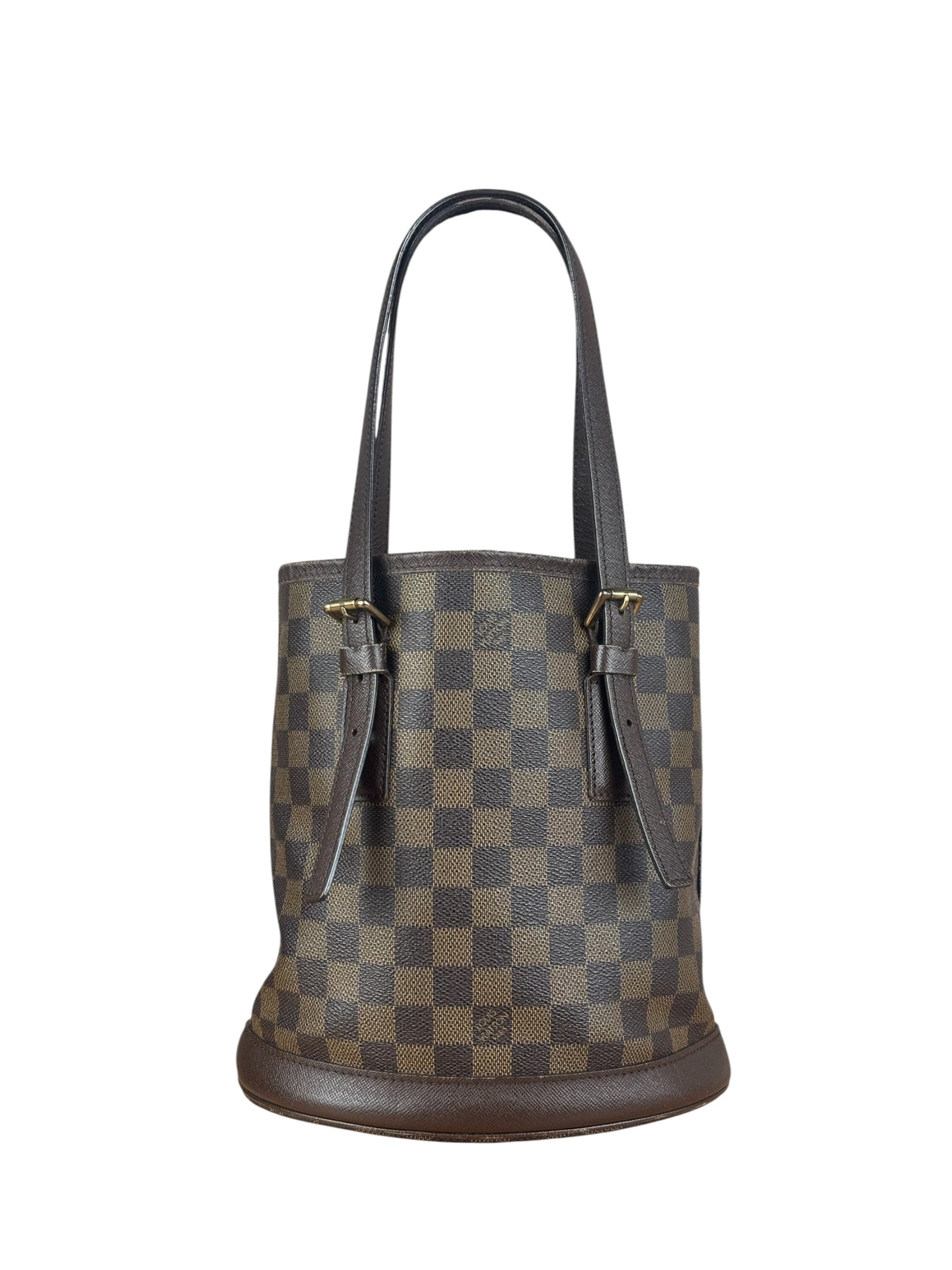 Louis Vuitton Damier Ebene Marais PM Bucket Bag
