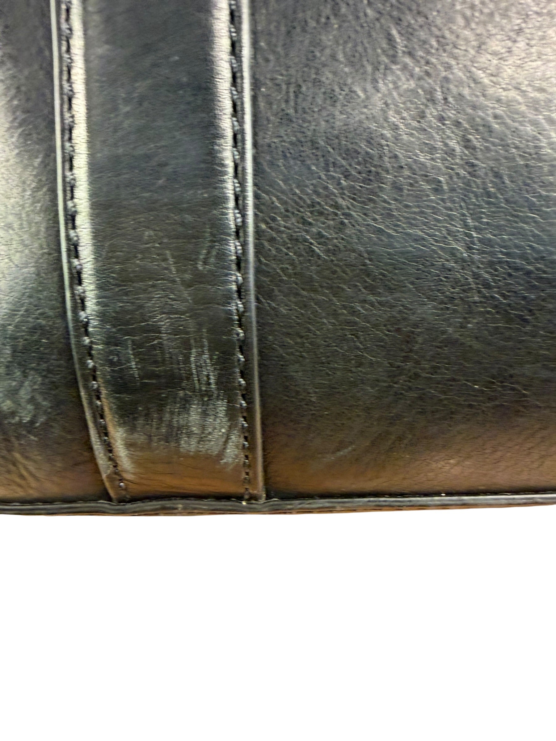 Coach Black Leather Large Duffle