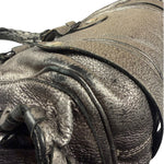 Chloe Metallic Silver Silverado Handbag