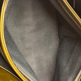 Chanel Metallic Gold Patent Leather Just Medemoiselle Bowling Bag 2011