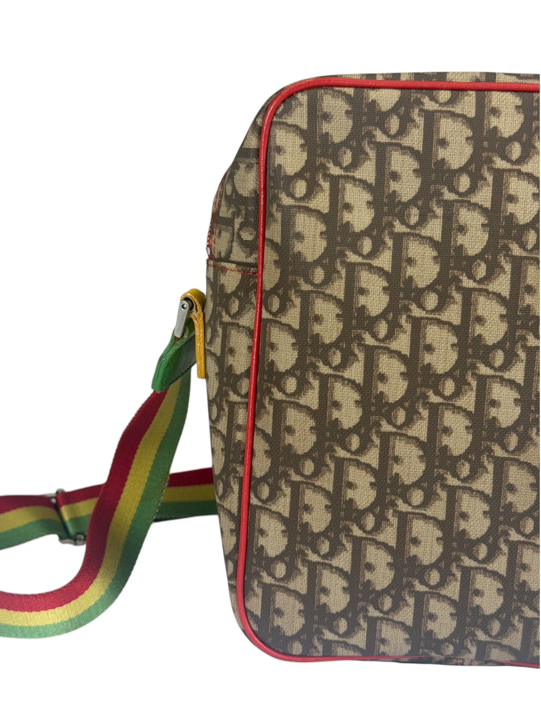 Christian Dior Brown Rasta Totter No.2 Messenger Bag