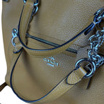 Coach Orange Leather Shoulder Bag