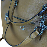 Coach Orange Leather Shoulder Bag