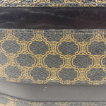 Celine Coated Canvas Stripped Macadam Crossbody